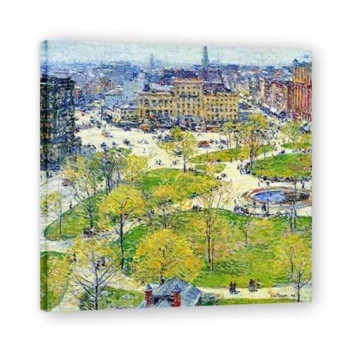 Tableaux Impressionnistes Childe Hassam Paysage Peinture Toile 60x60