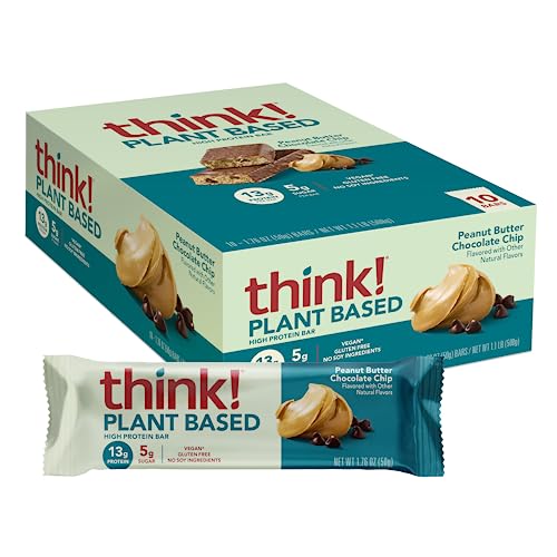 Think! Barras Veganas Proteicas 10 Unidades Maní Chocolate miniatura 1