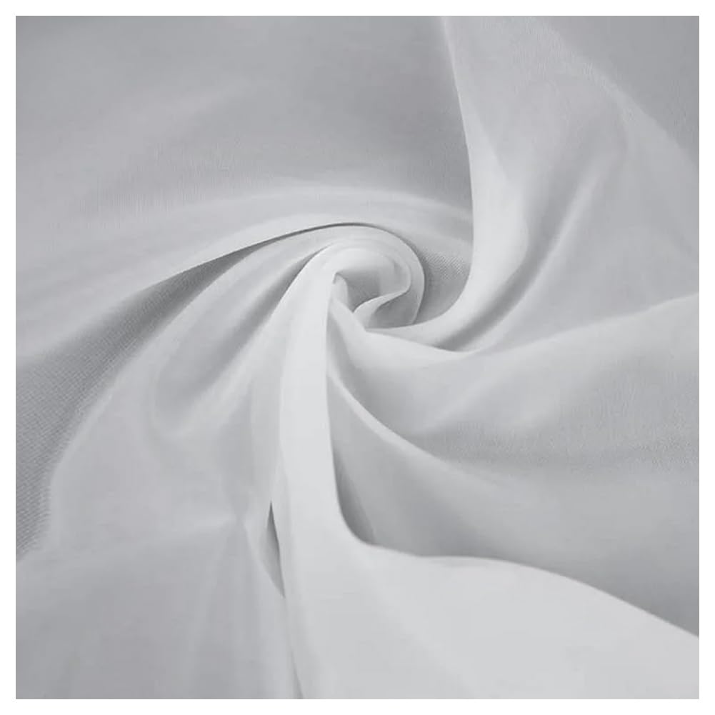 400 Mesh 1x5m Colador de Tela de Malla Reutilizable y Lavable de 25 micras, Filtro de Nailon para Alimentos, Cerveza, Leche, café, té y Frutas, Color Blanco
