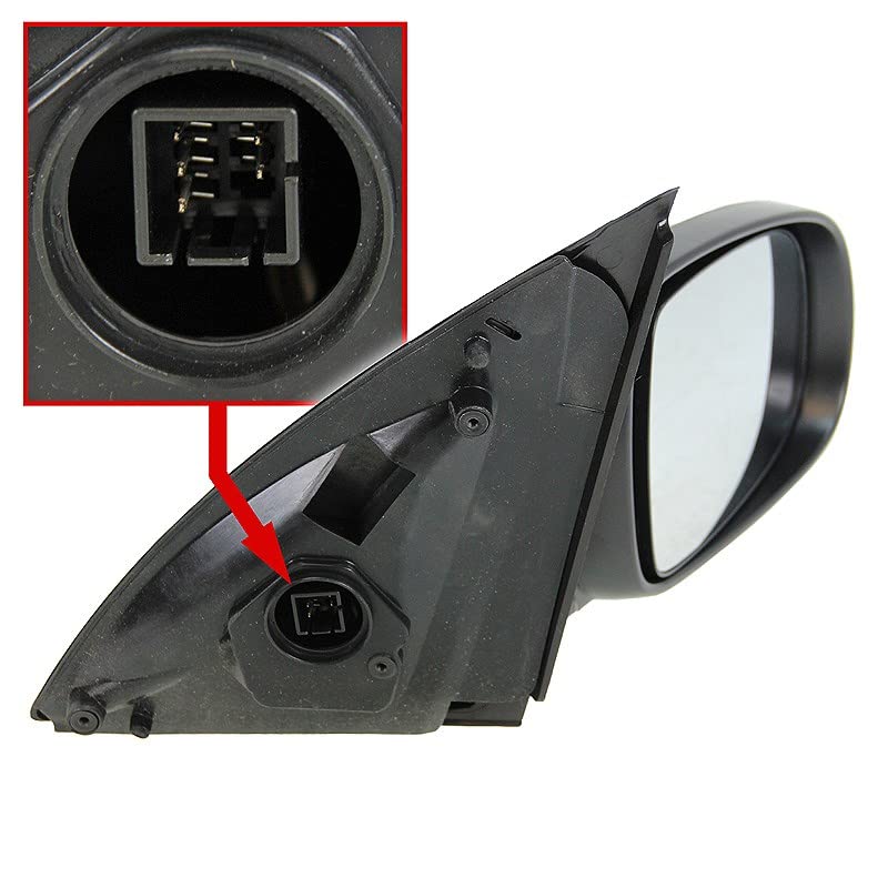 BESTPRICE 1x Elektrischer Außenspiegel rechts beheizbar Seitenspiegel konvex Kompatibel mit OPEL CORSA C (X01)