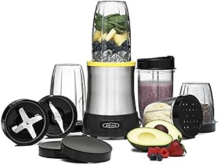 BELLA (13984) 15 Piece Rocket Extract PRO Power Blender Set, Stainless Steel