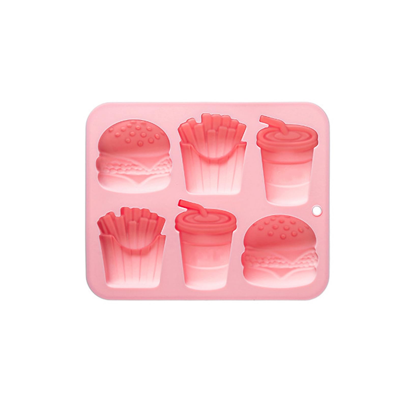 our fave Creative Silicone in Hamburger Fries Design for Gift and Decoration Dessert Chocolate