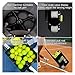 Tennis Ball Machine,Tennis Training Equipment, Practice Launcher for 50 Balls Tennis Training, Adjustable Throwing Angle, Speed, Rotation Frequency, 50 Large Capacity, for Beginners