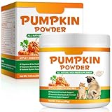 Organic & Natural Pumpkin for Dogs – Ultra-Fiber Pumpkins Powder Topper & Pumpkin Puree for Dogs – Daily Digestive Support, Grain-Free, Vet-Formulated Meal Topper to Help Regularity, Healthy Gut