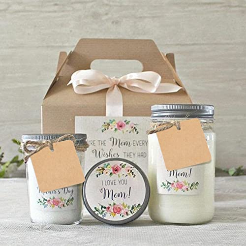 G2Plus Paper Gift Tags,100 Pcs Square Hang Tags With String - 2'' Kraft Paper Blank Gift Tags With 66 Feet Natural Jute Twine For Arts And Crafts, Wedding Christmas Day (Brown) #TOP3