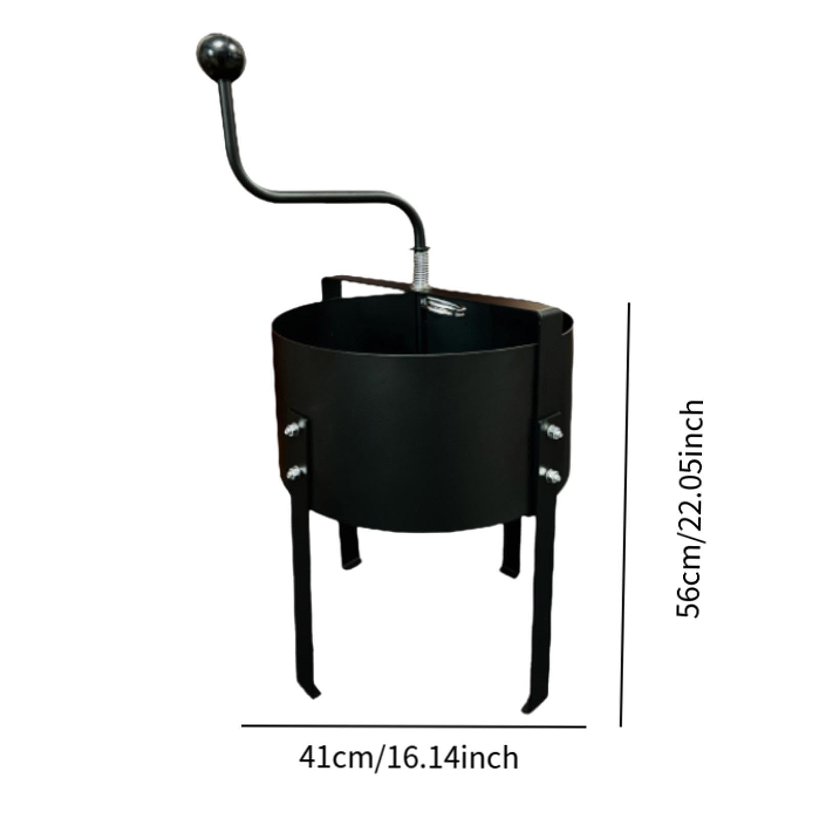 Setaccio Da Giardino A Manovella - Ø40cm, Metallico, Per Compost E Sabbia, Setacciatura Senza Sforzo - Foto 6