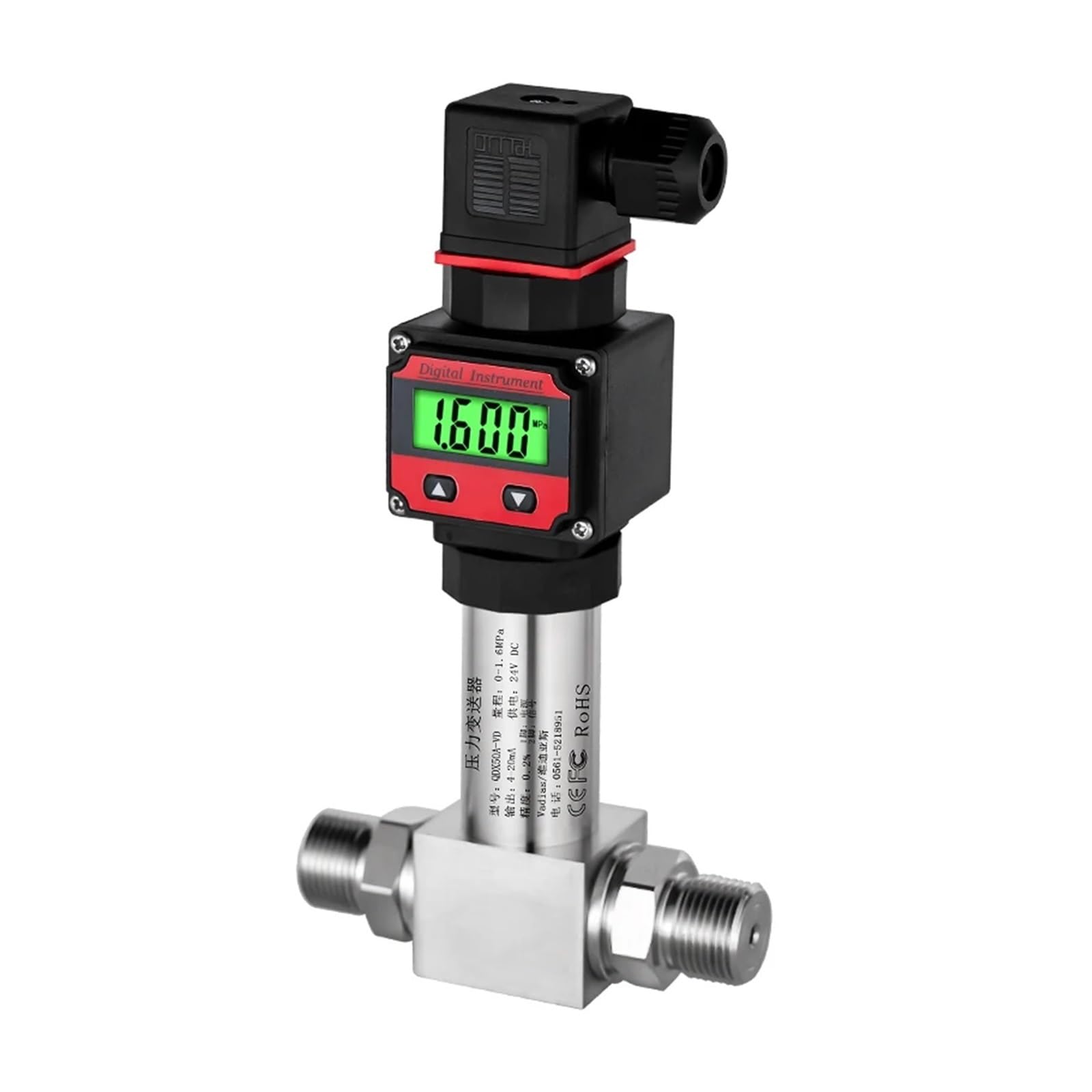 MXXDMOPD Differential Pressure Transmitter 0-6Mpa 0-1Mpa to 4-20mA 0-10V RS485 M20*1.5 Differential Pressure Sensor Transducer(4)