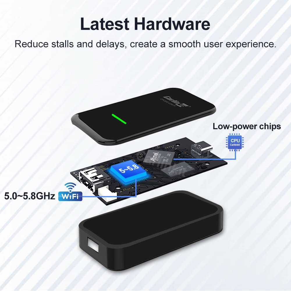CarlinKit 2022 U2W Plus Wireless CarPlay adapter,for to a car with CarPlay( VW,Volvo,Renault
