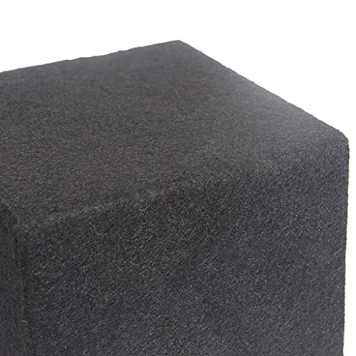 Subwoofer altavoz fieltro franela SHOTAY tapizado autoadhesivo negro para salas KTV y escenarios 7