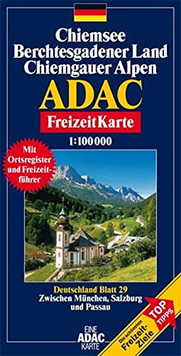 Télécharger Carte touristique : Chiemsee, Berchtesgadener Land, Chiemgauer Alpen, N° BI29 livre En ligne