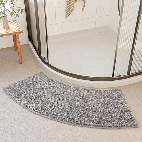 Gebogener Badematte, fächerförmig, 40 x 100 cm, rutschfeste...