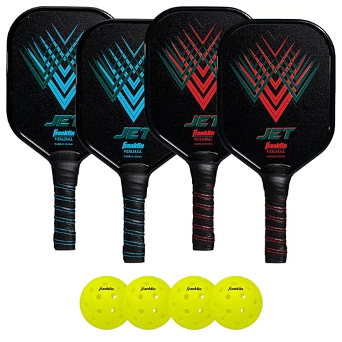 Raquette pickleball aluminium Franklin Sports avec tamis jais rigide USAPA