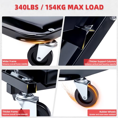 WheelX 36 Inch 3-in-1 Mode Creeper