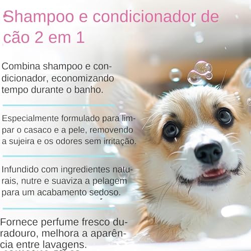 Shampoo e condicionador de animais de estimação para cães, shampoos e condicionadores de cães, Shamp