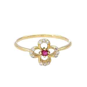 K18 ルビーリング FA90A2C5-54F8-4E14-8E15-