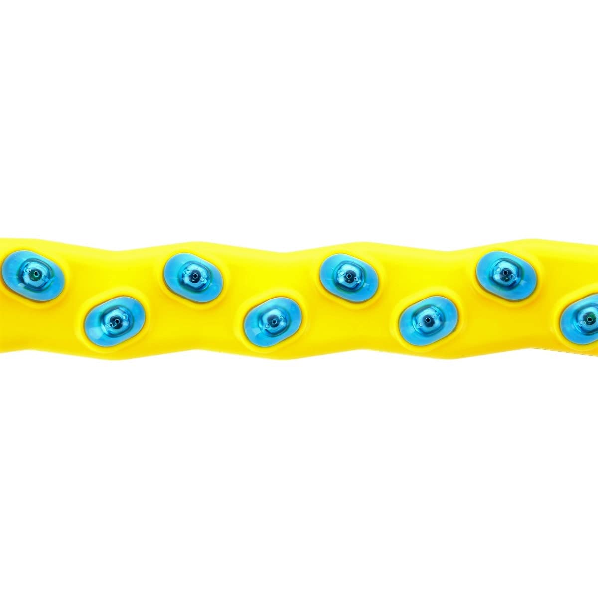 HMS Hula Hoop Reifen mit Massagenoppen und Magneten | Erwachsene Hoop für Gewichtsreduktion | Durchmesser 110cm I Fitness Trainingsgerät Bauchtrainer