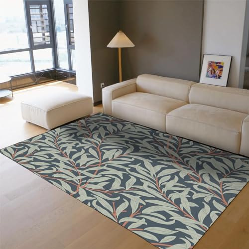 Tapis William Morris botanique moderne antidérapant long 120x210 cm - 4