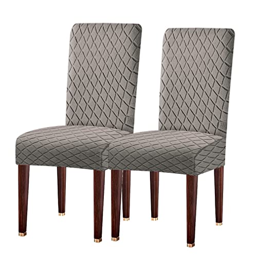LANSHENG Chair Covers, Stretch Dining Chair Protector Slipcovers Jacquard