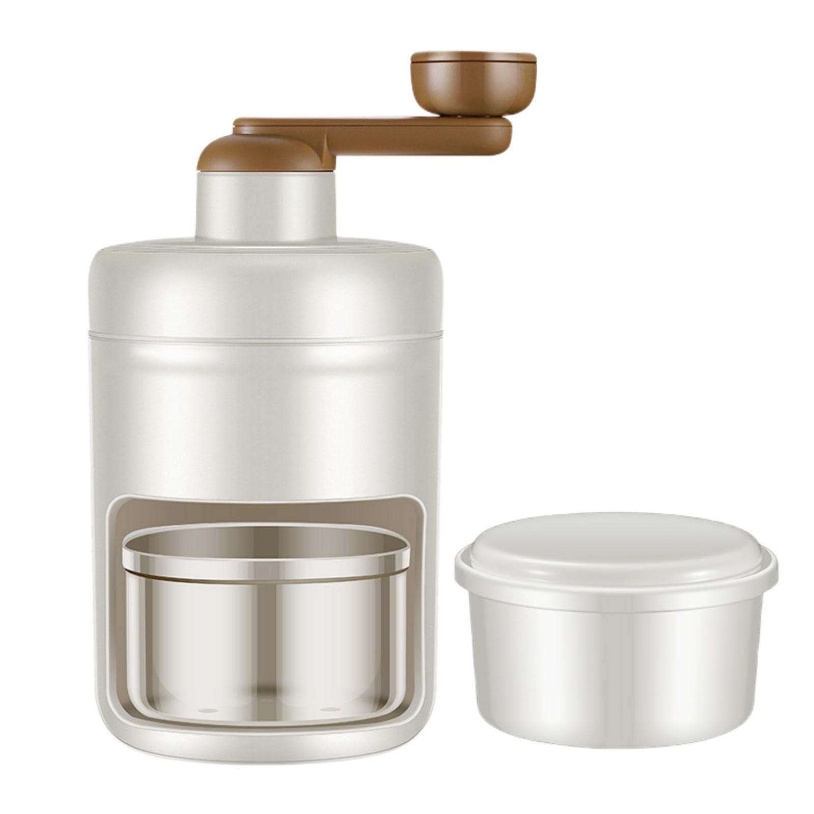 Eidoct Household Hand Ice Crusher and Shaved Ice Machine, Portable Ice Breaker Manual Smoothie Machine, Mini Ice Shaving Machine Snow Cone Smasher