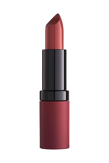 Golden Rose Velvet Matte Lipstick, 16 Coral Tree Red