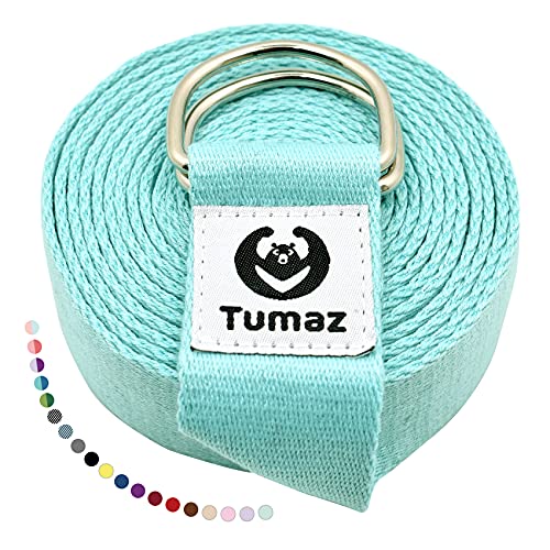 Tumaz Cotton Yoga Strap  10'/8'/6' 3 Year Warranty