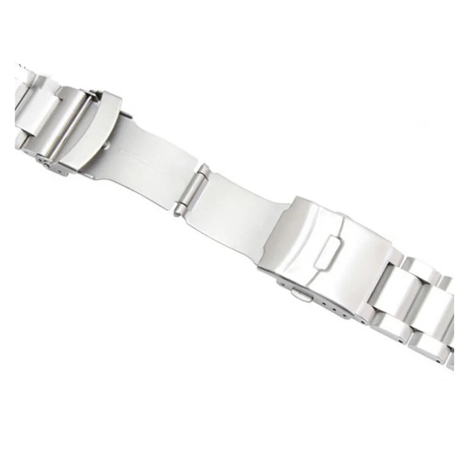 Bransoleta do zegarka damska męska 18 20 mm 22 mm 24 mm Solidna stal nierdzewna Pasek do zegarka Srebrny Czarny Różowe złoto Szczotkowane Akcesoria do paska