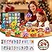 HOGOKIDS Advent Calendar 2025 Flowers Mini Building Set for Kids Adults - 24 Day Succulent Flower Christmas Countdown Calendar 3.6MM Blocks Toys, Xmas Gift Box Set for Boys Girls Women Men Age 10+