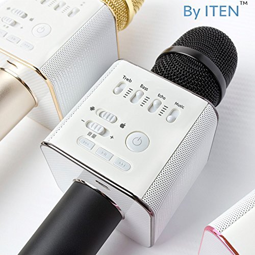Karaoke Q9 Microphone Wireless, Portable Handheld Singing Machine