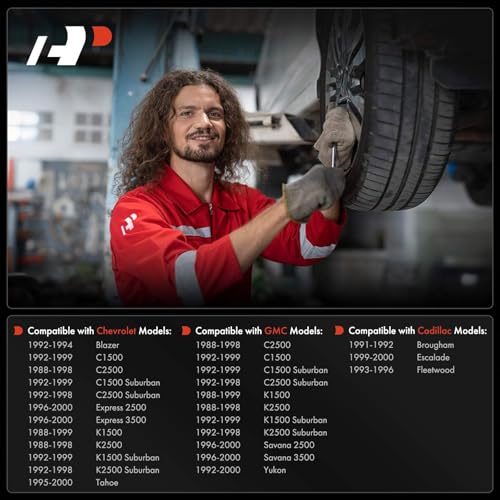 Image of A-Premium Rear Driver & Passenger Drum Brake Wheel Cylinder Compatible with Select Chevrolet, GMC, Cadillac Models - Tahoe, Yukon, Express 2500, Escalade, Savana 3500, Blazer, C1500 Suburban, 2-PC Set