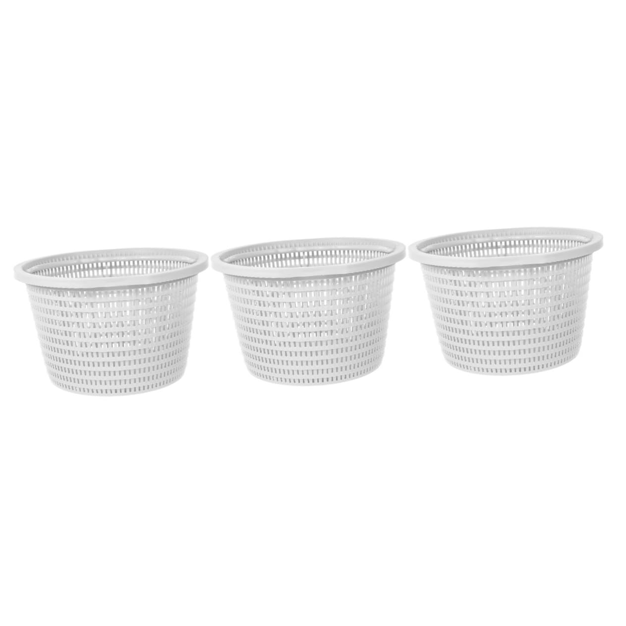 VANZACK 3piezas Cesta De Filtro para Piscina Filtro De De Plástico para Skimmer Compatible Reutilizable y De Limpiar