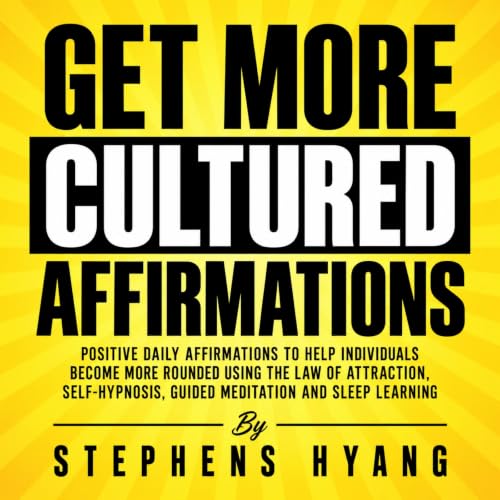 Diseño de la portada del título Get More Cultured Affirmations