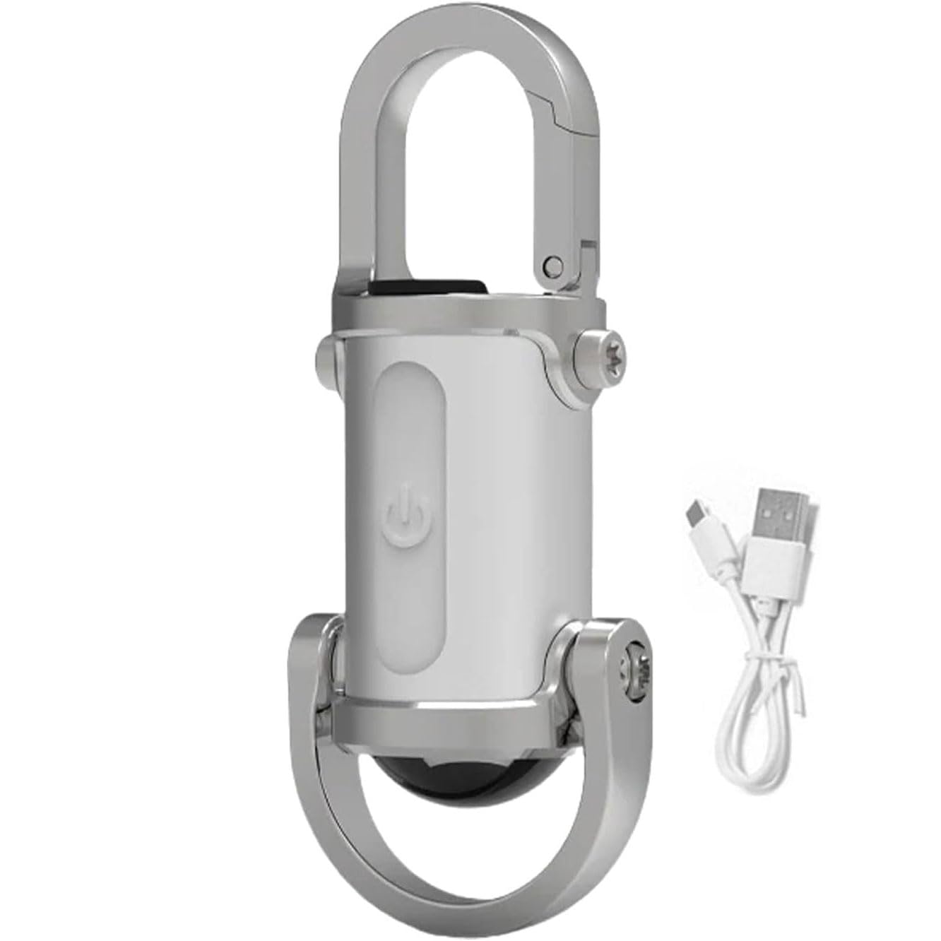 Mini Lampe Torche LED Rechargeable USB - Étanche - Pour Porte-clés & Extérieur
