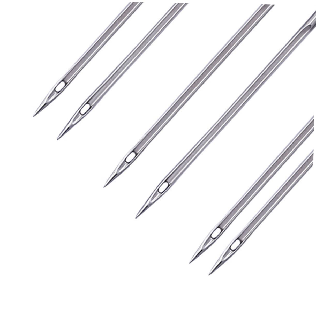 Zwillingsnadel für Nähmaschine 3mm Blau Metall 100 Stück C01-005-00171 | Doppelnadel, 1 Beutel, für Haushaltsnähmaschinen, Elektrische Multifunktions Ausführung