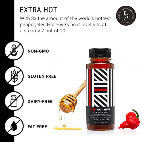Red Hot Hive Miel Picante Extra 12 oz miniatura 4
