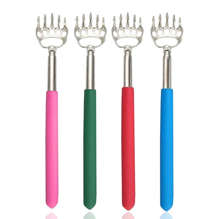 Buy (4Pack) Telescoping Back Scratcher, Portable Extendable Telescopic