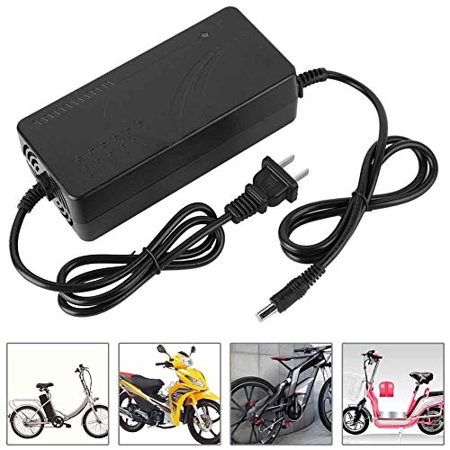 Battery Charger with Dc Plug, 48V Lithium Battery Charger Power Supply Adapter Scooter Charger Adapter for Electric Scooter (48V/2A)