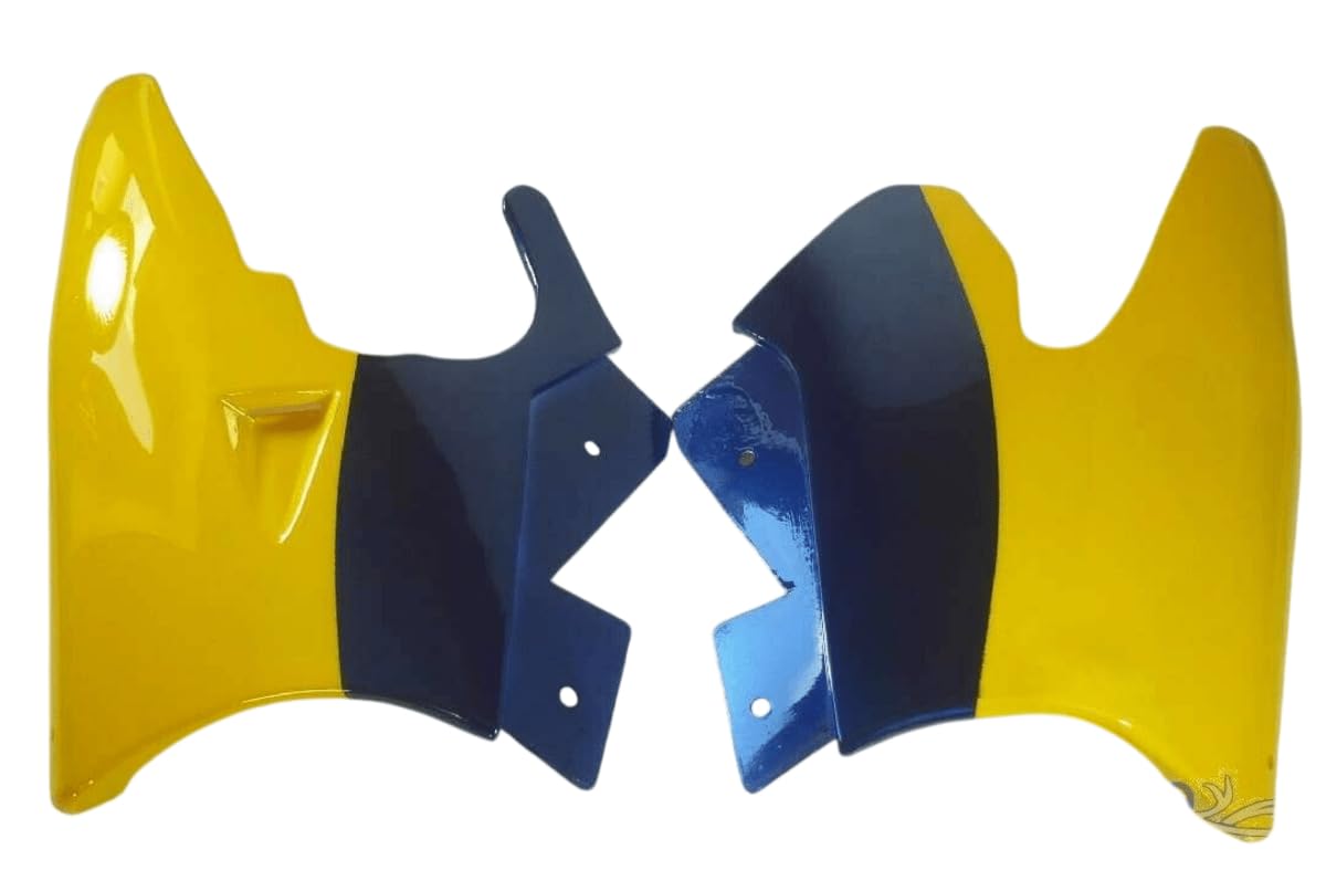 Pocket Bike Verkleidung Set komplett gelb/blau