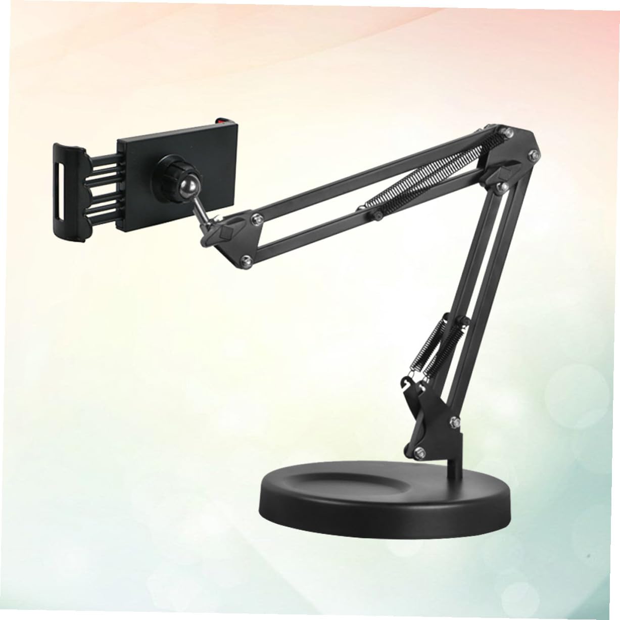 VILLCASE Soporte para Teléfono Móvil de Escritorio Soporte de Brazo de Suspensión con Base de Metal para Uso Dormitorio Cocina o Oficina para Teléfono