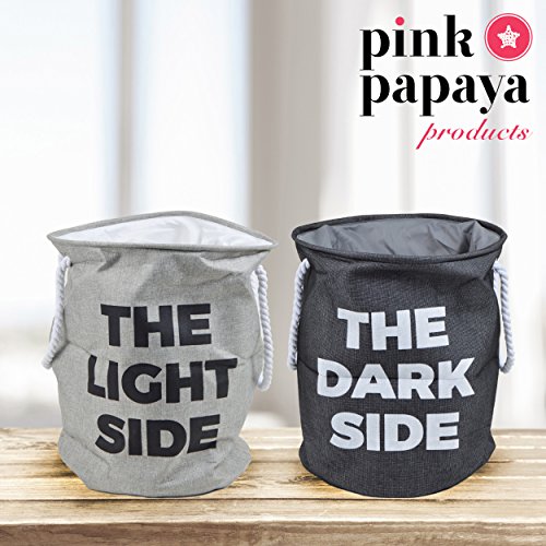 Pink Papaya - sacco portabiancheria in cotone con