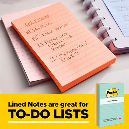 Post-it Notes, 3 x 3 in, Poptimistic Collection, 3 Lined Pads - image 8