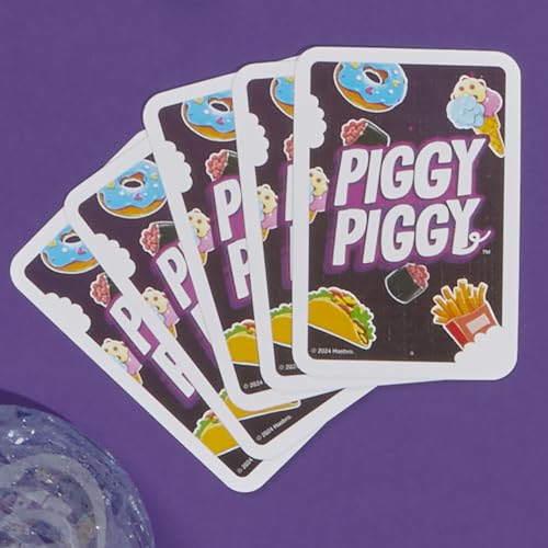 Hasbro Gaming Piggy Piggy Kartenspiel, lustiges und schnelles Kartenspiel für Familien, Kinder, Jugendliche und Erwachsene, ab 7 Jahren… – Ansicht 2