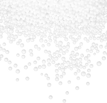 Totority Bean Bag Chair Foam Filler - 0.5mm High-Density Shredded Stuffing Beads for Couch Cushion, Pillows & Poufs - Odorless Soft Refill Particles for Adult & Kids Furniture