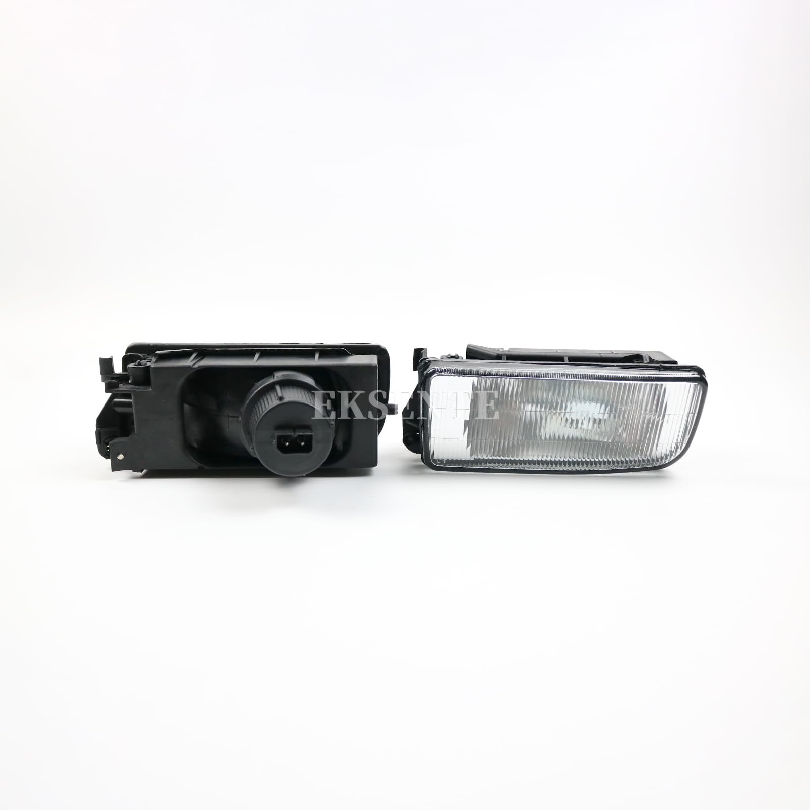 Generic Car Front Fog Light Fog Lamp No Bulbs 63171387091 63171387092 For BMW 3 Series E36 1992 1993 1994 1995 1996 1997 1998, Black