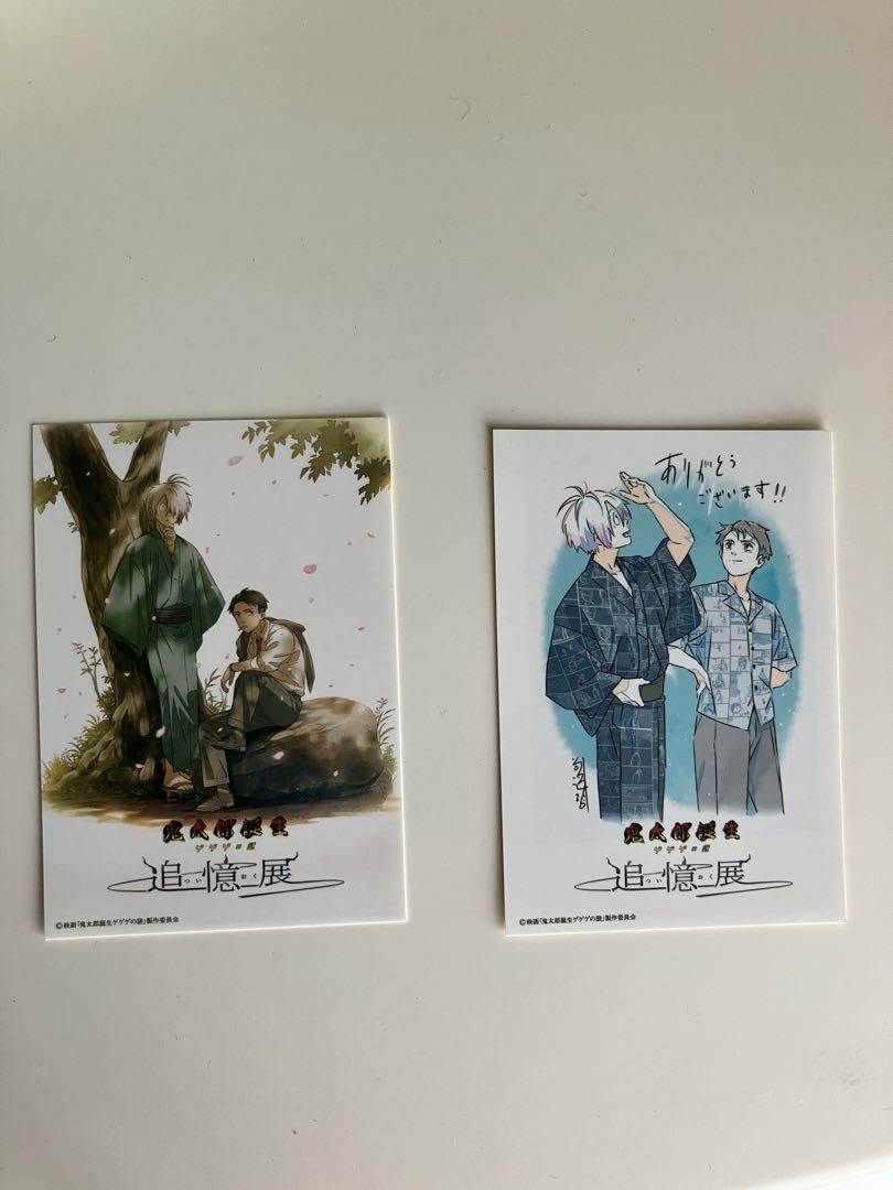 ゲゲゲの謎 追憶展 特典 スクエア缶バッジ ステッカー 3点
