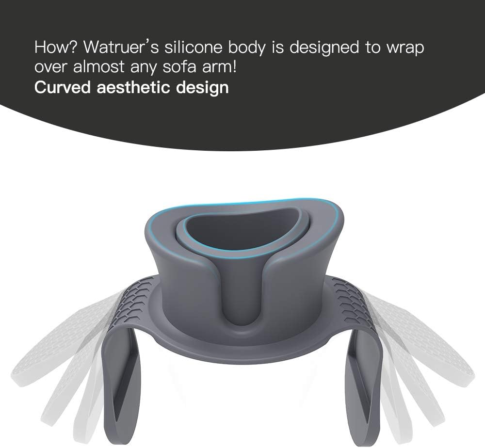 Exclusive Discount π₯ Sofa Cup Holder - Watruer The Ultimate Anti-Spill Couch Coaster Holder Food Grade Silicone Drink Holder for Your Sofa or Couch - Grey Best Review Sofa Cup Holder - Watruer The Ultimate Anti-Spill Couch Coaster Holder Food Grade Silicone Drink Holder for Your Sofa or Couch - Grey