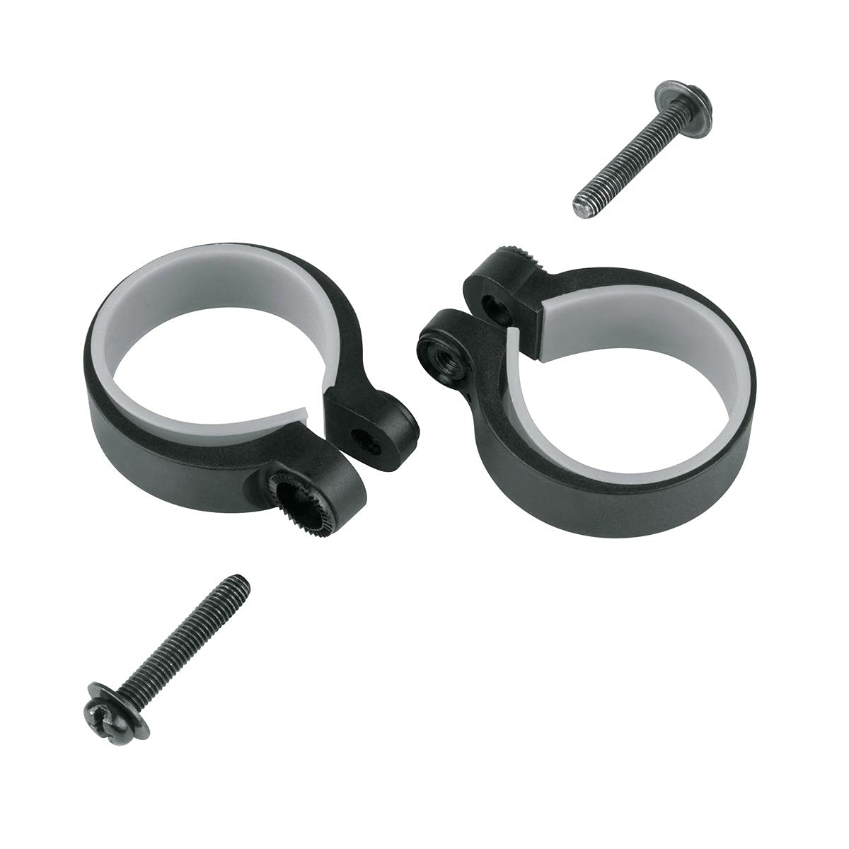 SKS Zacisk zaciskowy 11482, uniseks, czarny, średnica: od 26,5 do 31,0 mm
