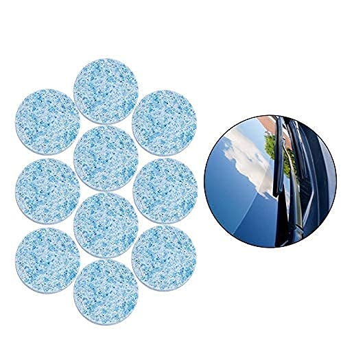 MWSLY Car Wiper Detergent Effervescent Tablets Washer Auto Windshield Cleaner Glass Wash Cleaning Compact Concentrated Tool |Pack of 10-image-8