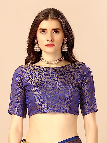 Image of Avantika Fashion Women's Woven Cotton Silk Art Silk Banarasi Saree With Blouse Piece