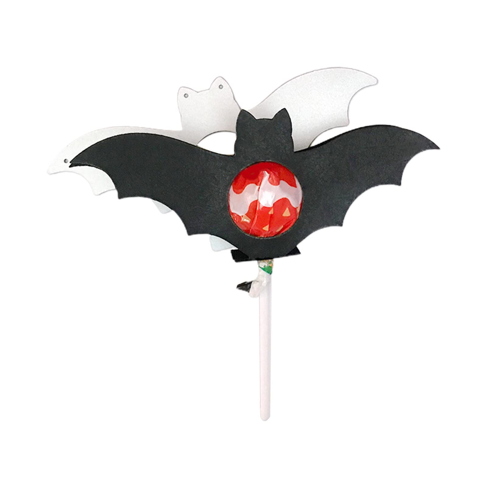 hogtnd Halloween Bat Lollipop Holder Metal Cutting Dies Stamps Craft Stencils Embossing Scrapbooking Cutting Dies for Scrapbooking