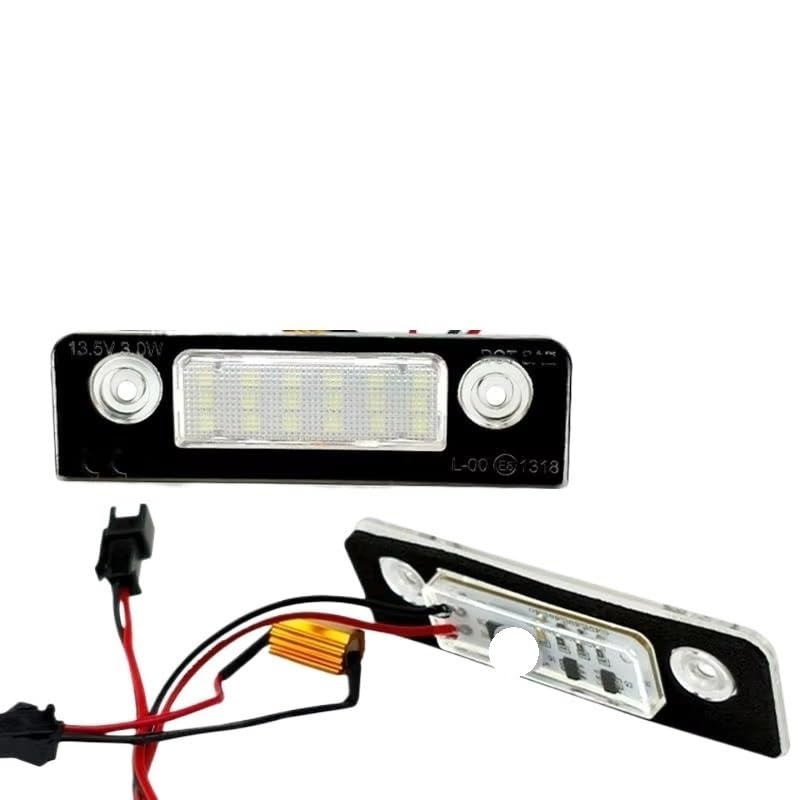 Luz matrícula LED Skoda Octavia 1Z 2004-2013 plafón matrícula Skoda Roomster 5J 2x LED